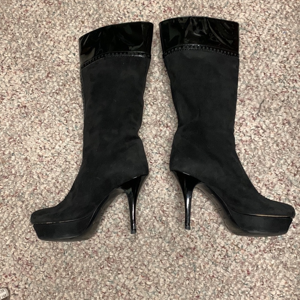 Yves saint Laurent platform boots